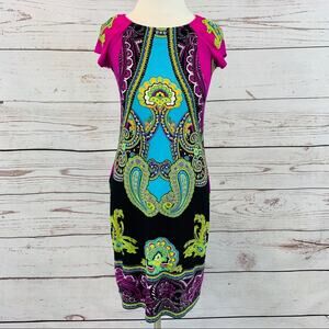 Snap kaleidoscope silky short sleeve